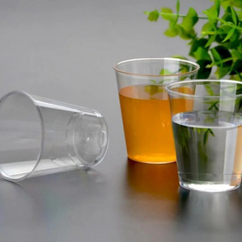 20/40Pcs 30ml Πλαστικό γυαλί μιας χρήσης Πλαστικό κύπελλο Clear Plastic Shot Glasse Jelly Cups Γενέθλια Παγωτό Κουζίνα