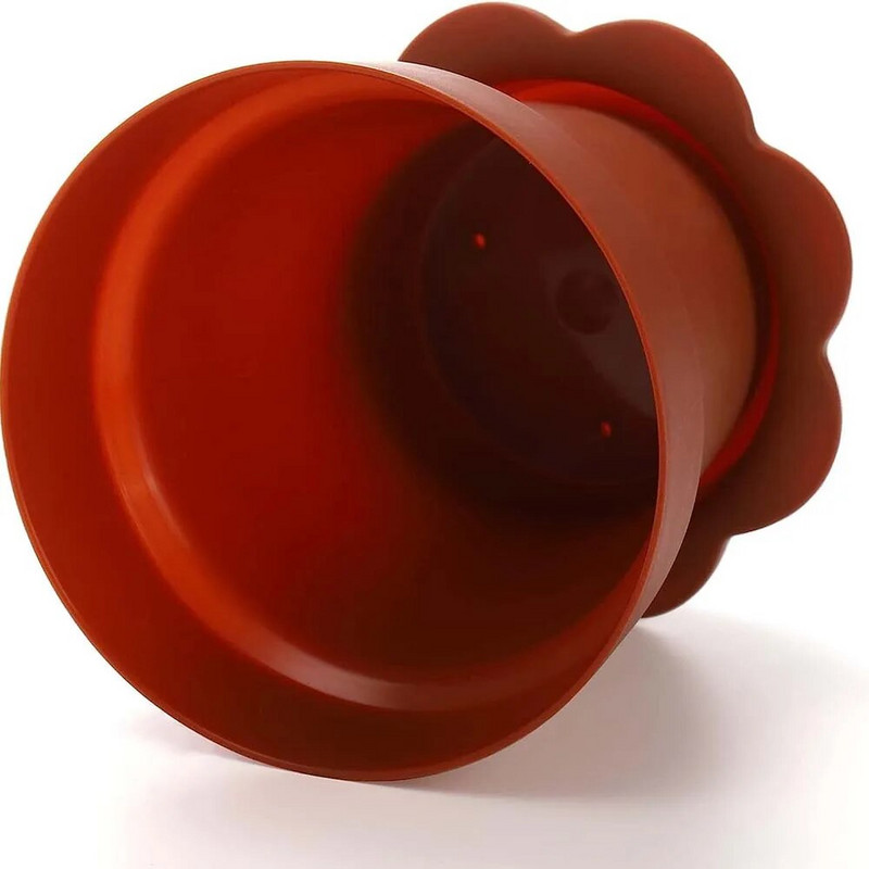 Cupe pentru desert cu capac Linguri Cupă de plastic Parfait Cupă pentru aperitiv 6,7 oz Mini ghiveci de flori drăguț Cupă pentru înghețată pentru prăjitură de murdărie