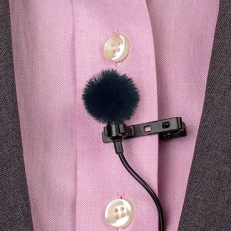 Lavalier mikrofon Furry Windscreen Muff Mikrofon Wind Cover Fuzzy poklopac mikrofona za DJIMIC mikrofonski dodatak