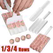 Mașină de fabricat chifteluțe pentru gătit instrument de casă matriță rotundă de pește, friptură, bile de orez, dispozitiv pentru prepararea de mingi de orez, grătar, oală fierbinte, caș de fasole, accesorii de bucătărie