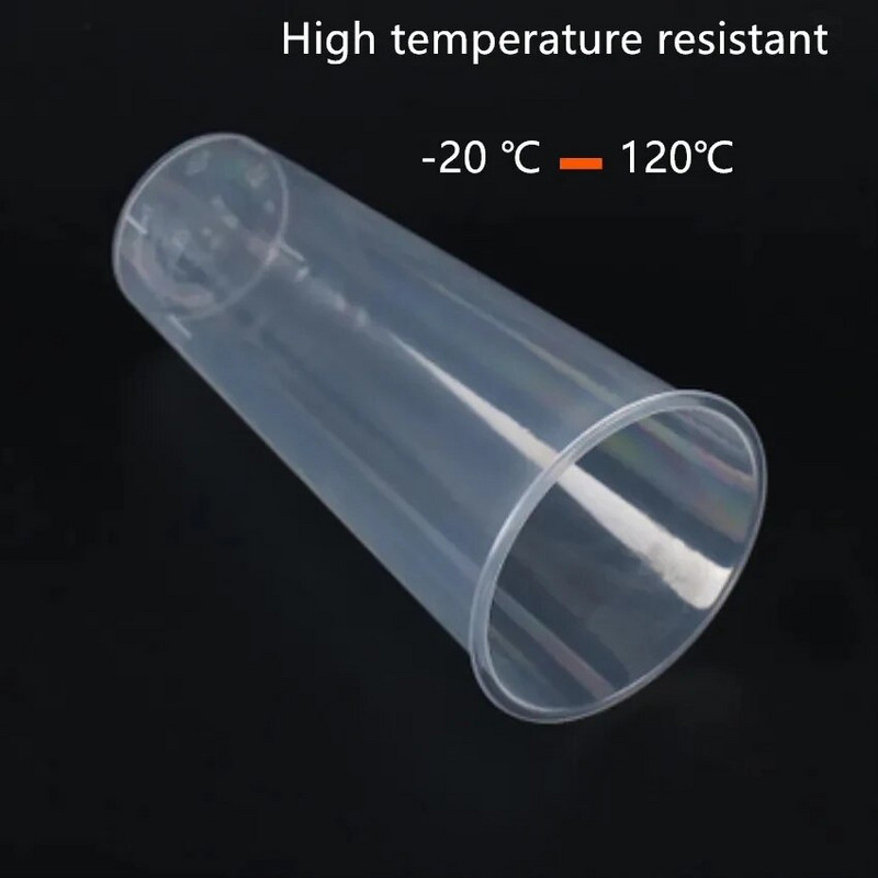 kõva korduvkasutatav BubbLe teetass ühekordselt plastist piima-tee-boba tass peoks ühekordse kaane ja õlgveriiniga pokaaliga