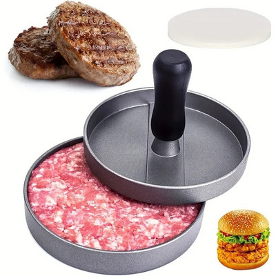 12 CM hamburgeru automāts, prese, sasmalcināts steiks, gaļas smalcinātājs, kotlešu veidņu kroketes virtuves gatavošanas rīks Hamburgueria ēdamistabas piederumi
