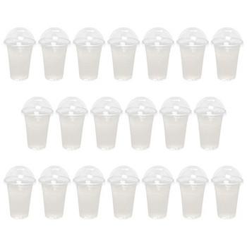 Drink Juice Cup Clear Coffee Cups Καπάκια Διαφανής Συσκευασία ποτών Μίας χρήσης Πλαστικό Cold Abs Πακέτο Παιδί για πάρτι