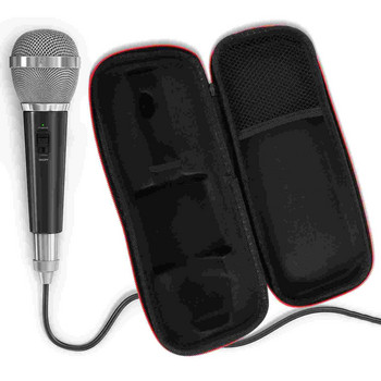 Ръчен микрофон Калъф с цип Калъф за безжичен микрофон Калъф за носене на микрофон Опаковъчна кутия за микрофон Чанта за съхранение с цип
