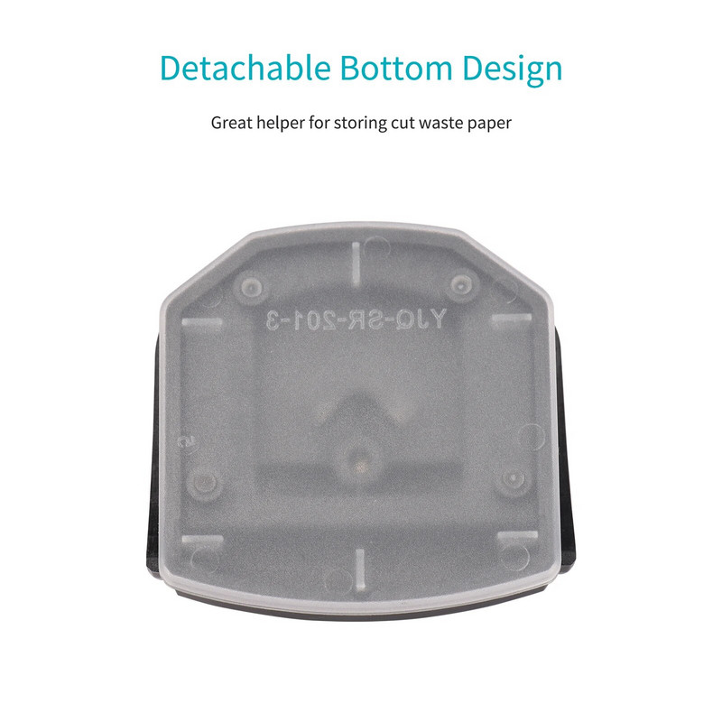 Kampinis apvalus perforatorius R4 Mini nešiojamas apvalus kampinis kirptuvas, 4 mm, skirtas Card Craft iškarpų knygelių vyniojamajam popieriui lipdukas „Pasidaryk pats“