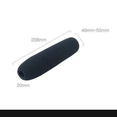 Dugačka spužva za mikrofon za intervju namijenjena podebljanoj pjeni za pokrivanje mikrofona Profesionalna zaštitna mekana kapica za mikrofon za vjetrobran