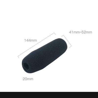 Дълга микрофонна гъба за интервю, посветена на удебеляване на капака на микрофона от пяна Професионална предпазна мека капачка за микрофон