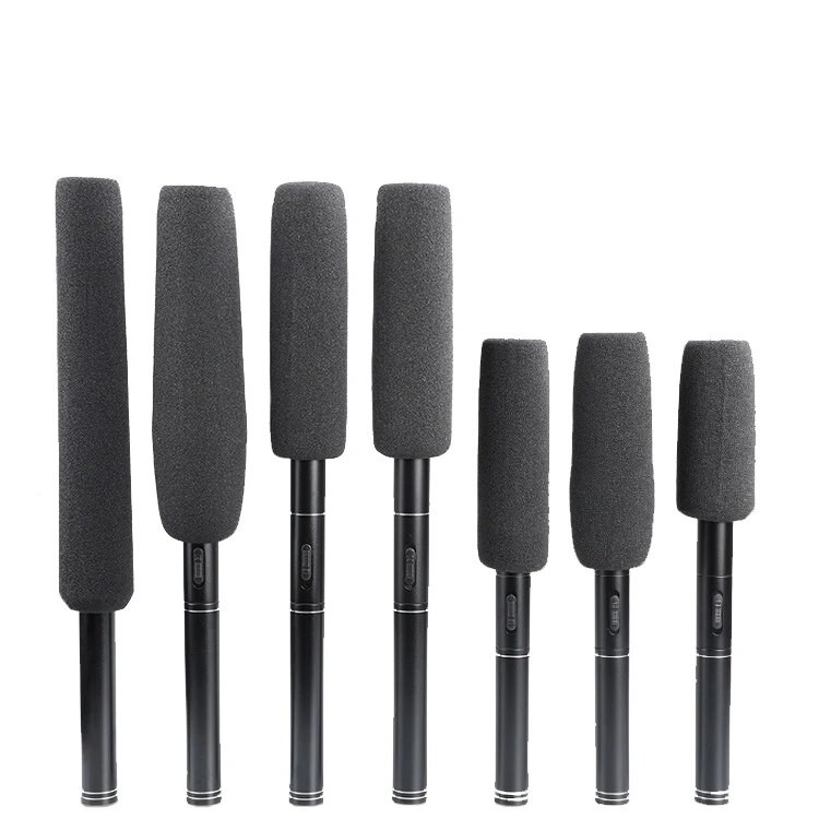 Dugačka spužva za mikrofon za intervju namijenjena podebljanoj pjeni za pokrivanje mikrofona Profesionalna zaštitna mekana kapica za mikrofon za vjetrobran