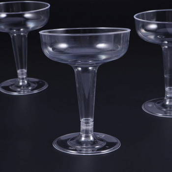 Ποτήρι Κοκτέιλ μιας χρήσης Διαφανή Κύπελλα Σαμπάνιας Κύπελλα Ποτών Κύπελλα Προμήθειες για Γαμήλιο Δείπνο (120ml)