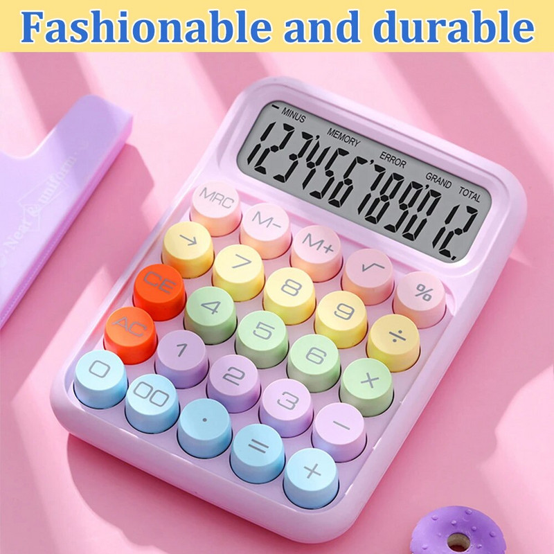 Naujas skaičiuotuvas, nešiojamasis mechaninis mygtukas