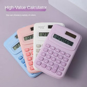 2024 Noul calculator mic Calculator silențios Mini versiune Calculator portabil auxiliar pentru învățare