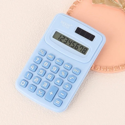 2024 Noul calculator mic Calculator silențios Mini versiune Calculator portabil auxiliar pentru învățare