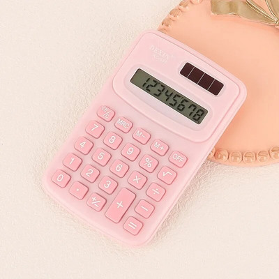 2024 Noul calculator mic Calculator silențios Mini versiune Calculator portabil auxiliar pentru învățare