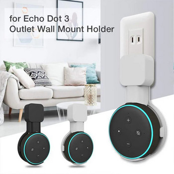 Стойка за стена за Amazon Echo Dot 3-то поколение Стойка за маса за Alexa Echo Dot 3 Smart Speaker с безвинтово управление на кабела
