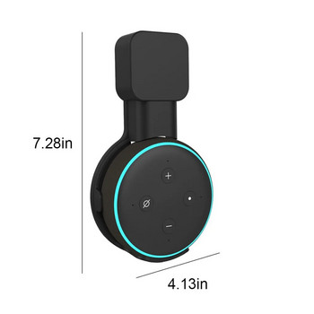 Επιτοίχια βάση για Amazon Echo Dot 3ης γενιάς Επιτραπέζια βάση για Alexa Echo Dot 3 Smart Speaker with Screwless Cable Management