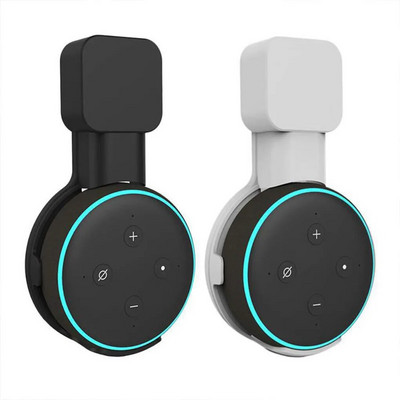 Стойка за стена за Amazon Echo Dot 3-то поколение Стойка за маса за Alexa Echo Dot 3 Smart Speaker с безвинтово управление на кабела