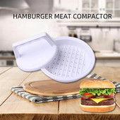 1 vnt. virtuvės įrankis, apvalios formos mėsainio presas, kotletų gaminimo formavimo formelės, maistinės plastikinės mėsainio mėsainių mėsos jautienos kepsninės mėsainių presas
