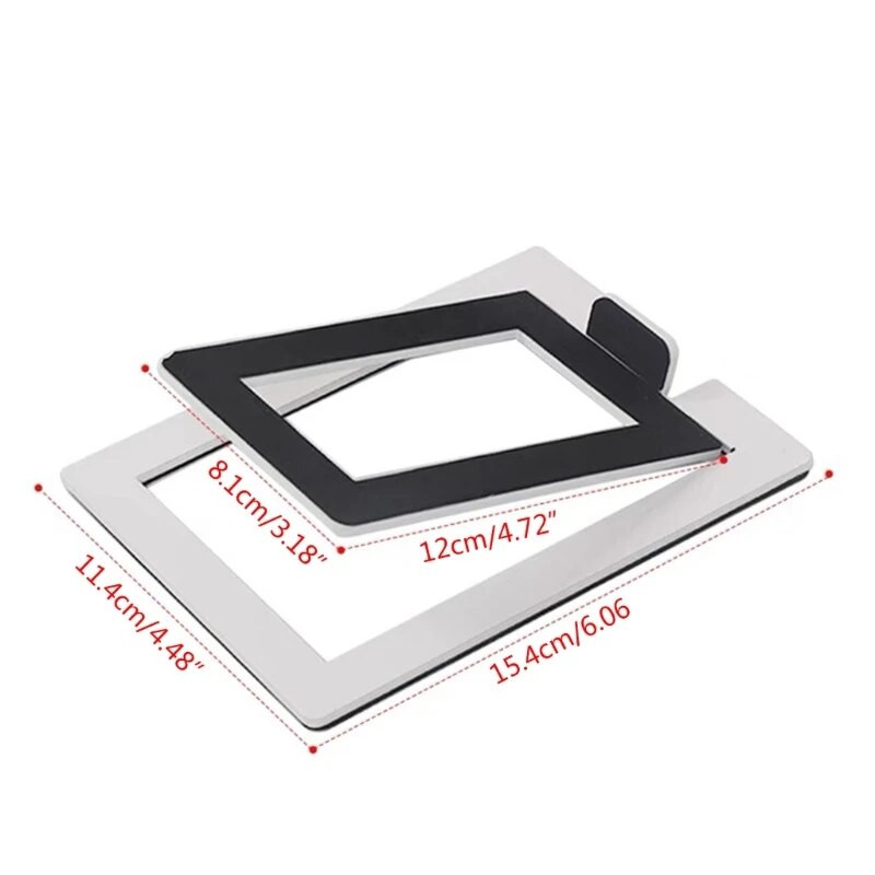 Βάση στήριξης ηχείων επιτραπέζιου υπολογιστή με γωνία 16° Ανθεκτική μεταλλική βάση ήχου για τα εξαρτήματα ενεργών ηχείων YU4 της Kanto