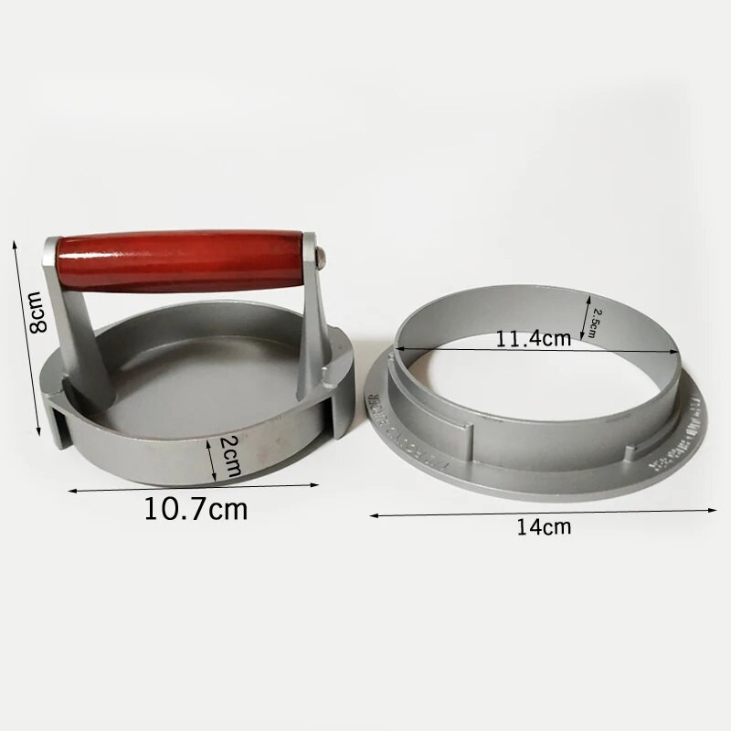 Mėsainių presų gaminimo mašina spauda kotletai įdaryti aliuminio mėsainių formų vadovas mėsainių formų presas mėsainis