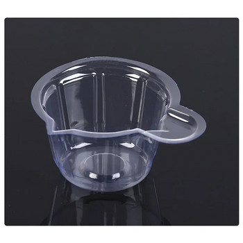 2024 Нов дозатор за пластмасови чаши за еднократна употреба за Направи си сам епоксидна смола, аксесоари за инструменти за изработка на бижута, силиконова форма, 40 ml, 100 бр.
