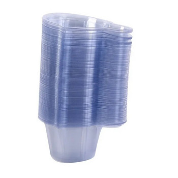 2024 Нов дозатор за пластмасови чаши за еднократна употреба за Направи си сам епоксидна смола, аксесоари за инструменти за изработка на бижута, силиконова форма, 40 ml, 100 бр.
