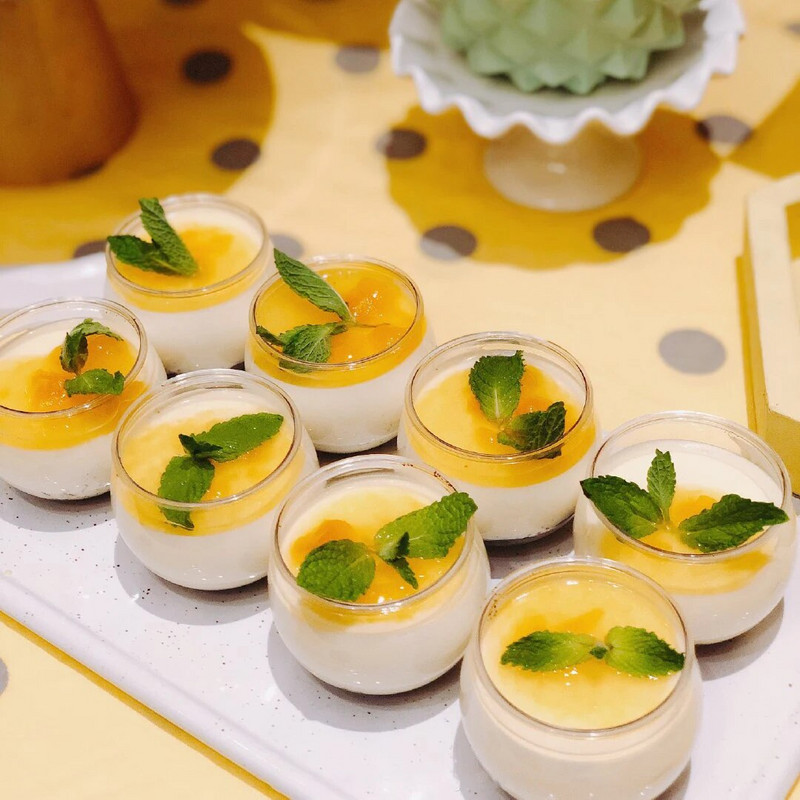 20db mini desszertes csészék Műanyag kerek parfé előétel csészék Party apróság lövöldözős desszert kóstoló tálaló poharak