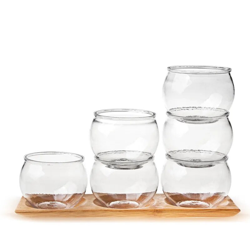 20db mini desszertes csészék Műanyag kerek parfé előétel csészék Party apróság lövöldözős desszert kóstoló tálaló poharak