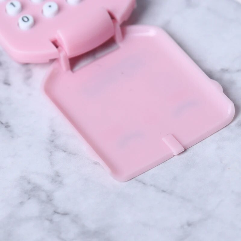 Prijenosni digitalni kalkulator Kawaii Mini kalkulator džepni displej Crtani slatki kreativni privjesak kalkulator uredski pribor