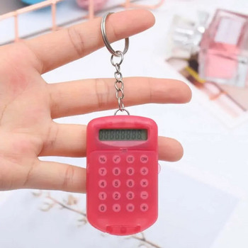 Hot Sale Φορητό Mini Flip Υπολογιστής Κρεμαστό κρεμαστό μπρελόκ Μπρελόκ Μπρελόκ Δώρο Petite Calculatrice