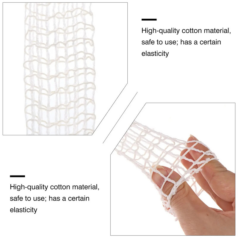 Bucătărie Plasă de uz casnic Buzunar Plasă de porc la grătar Copita împletită Cadru liber Linie de frânghie Set Cot Accesorii din bumbac Set plasă 5M