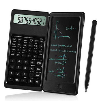 Подобрен слънчев научен калкулатор с функции на LCD бележник Професионален преносим сгъваем калкулатор за студенти