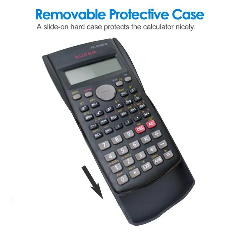 Επιστημονική Αριθμομηχανή Επαγγελματική Αριθμομηχανή 12 ψηφίων Μηχανική Υπολογιστής 2 γραμμών Λειτουργίας Μαθηματική Υπολογιστής Μεγάλη οθόνη για την τάξη