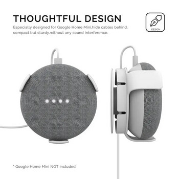 За Google Home Mini Стенен държач Управление на кабела за Google Home Mini Smart Speaker Аксесоар