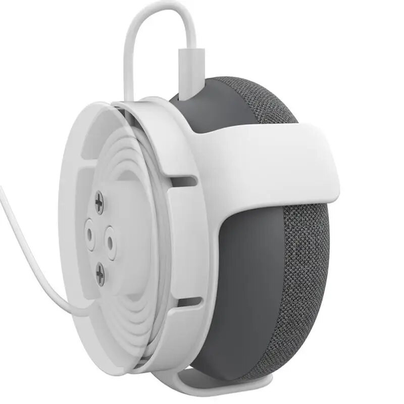 „Google Home Mini“ sieninio laikiklio laido valdymas, skirtas „Google Home Mini“ išmaniojo garsiakalbio priedui