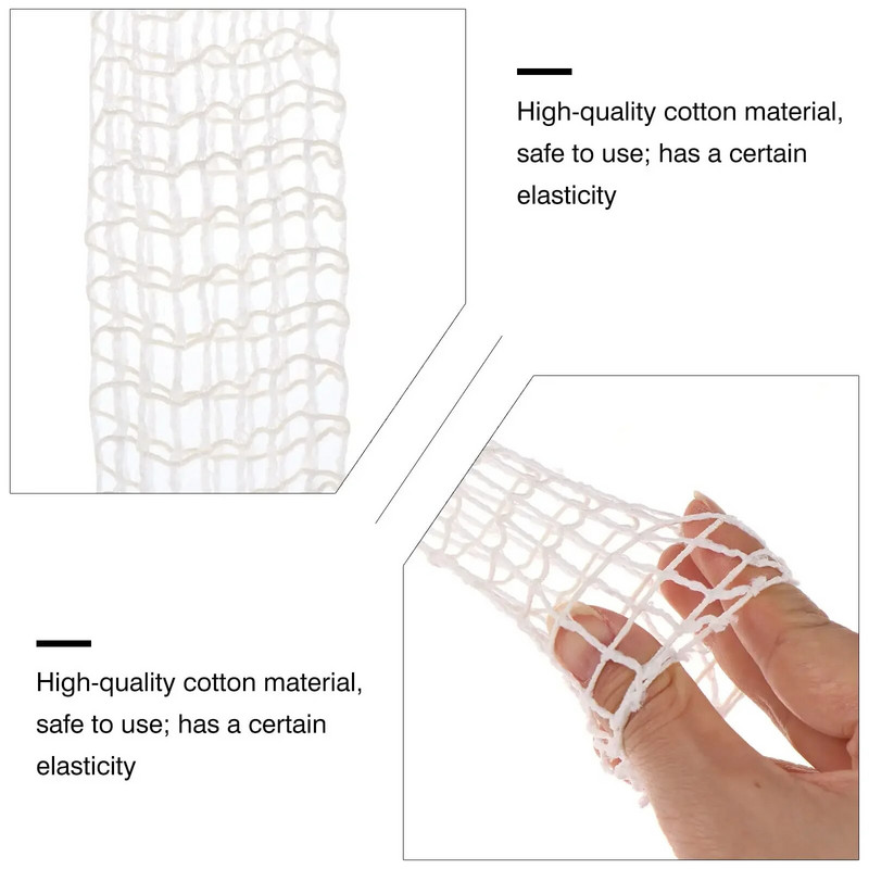 Medvilninė mėsa tinklinis kumpis dešra tinklelis mėsininko virvelė dešros ritinėlis dešrainis dešros apvalkalas pakavimo įrankiai mėsos kepimo įrankis