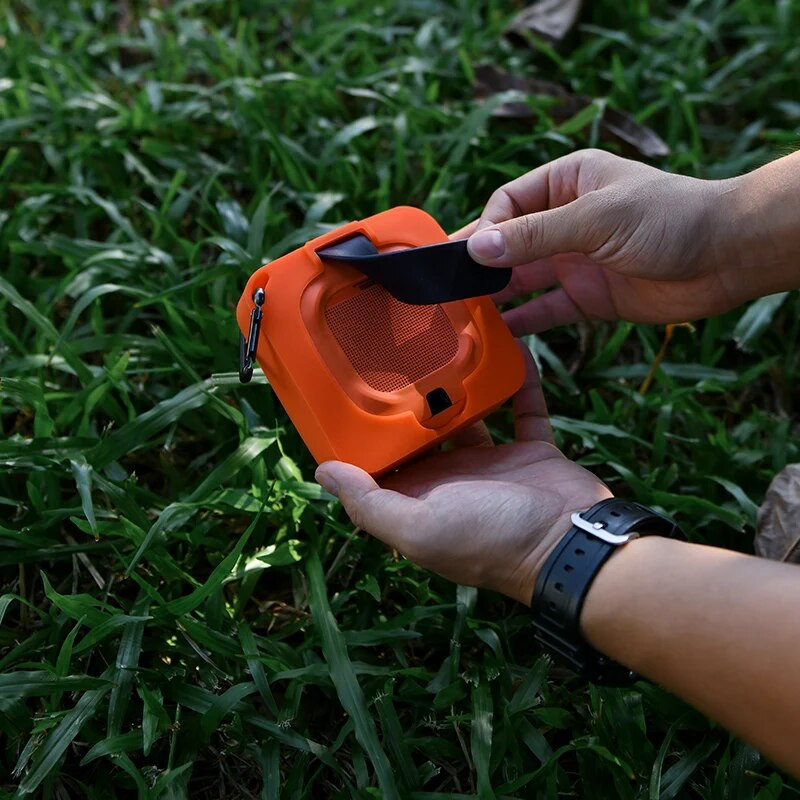 Nešiojamas apsauginis „Bluetooth“ garsiakalbio dėklas, skirtas „Bose SoundLink Micro“ smūgiams atsparaus minkšto silikono gelio dangtelio konteineriui