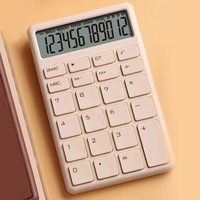 12 skaitmenų elektroninis skaičiuotuvas Saulės skaičiuoklė Dviejų maitinimo šaltinių skaičiuoklė namų biurui Mokykla Finansų biuras Elektroninė