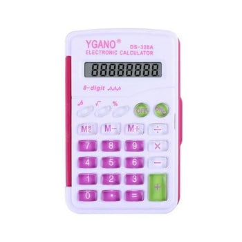 Канцеларски материали за студенти Счетоводен инструмент Флип счетоводител Калкулатор Електронен калкулатор с капак Мини калкулатор
