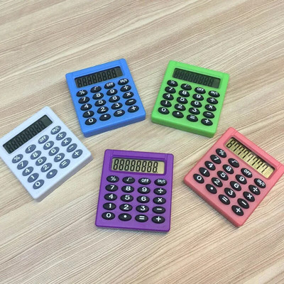 Boutique Stationery Small Square Personalized Mini Creative Calculator Candy Color School Office Electronics αριθμομηχανή 8 ψηφίων