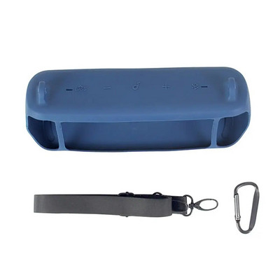 Naujausias 2022 m. kelioninis silikoninis dėklo dangtelis su dirželio karabine, skirtas Anker Soundcore Motion+ belaidžiam Bluetooth garsiakalbiui Dropshipping