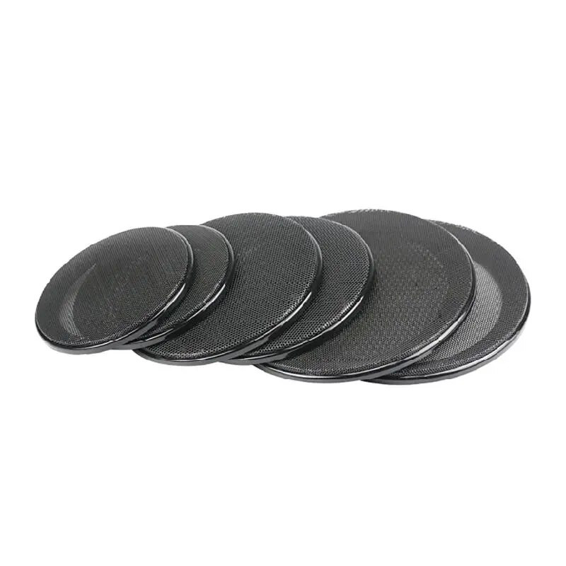 1/2/3/4/5/6-tolline must autokõlar Grill võrgusilma ümmargune sarv kaitsekate ümmargune korpus Võrk DIY dekoratiivtarvikud