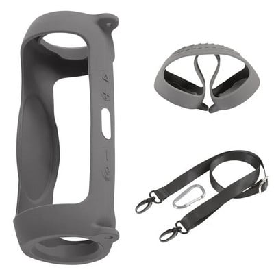 Uus Bluetoothi kõlariümbris, pehme silikoonist kate koos rihmakarabiiniga JBL Charge 5 juhtmevaba Bluetoothi kõlarikoti jaoks