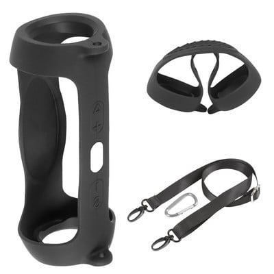 Uus Bluetoothi kõlariümbris, pehme silikoonist kate koos rihmakarabiiniga JBL Charge 5 juhtmevaba Bluetoothi kõlarikoti jaoks