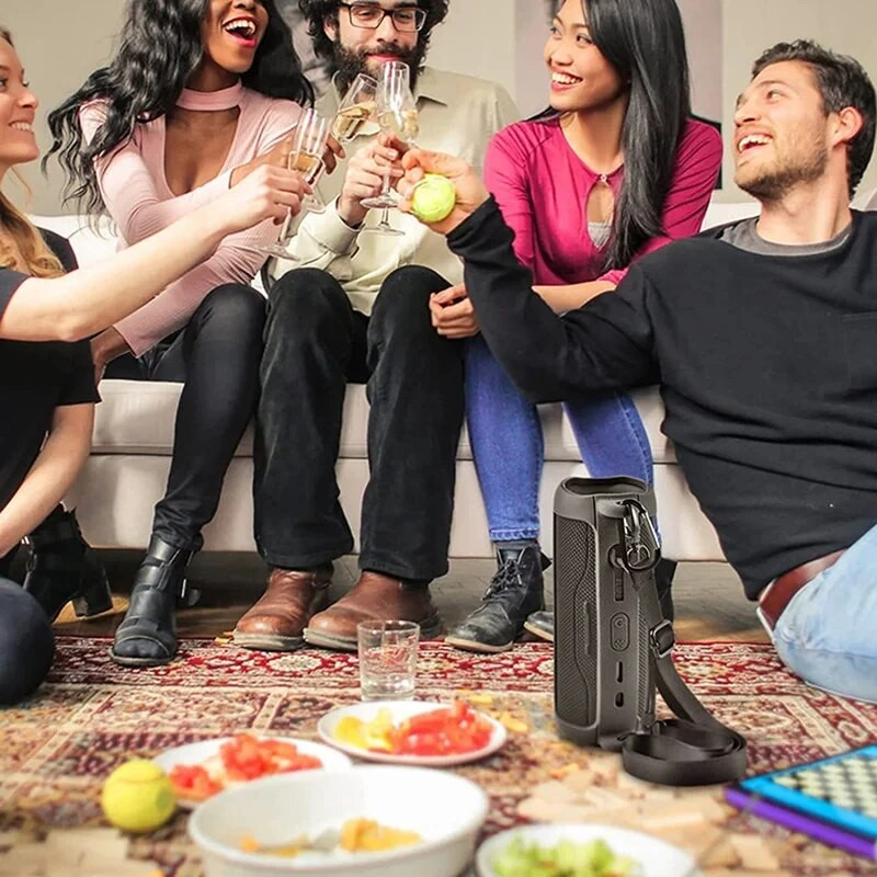 Za JBL Flip 6 bežični Bluetooth zvučnik, kućište, poklopac, torba za pohranu zvuka s remenom za rame, karabinerom, putna torba za pohranu