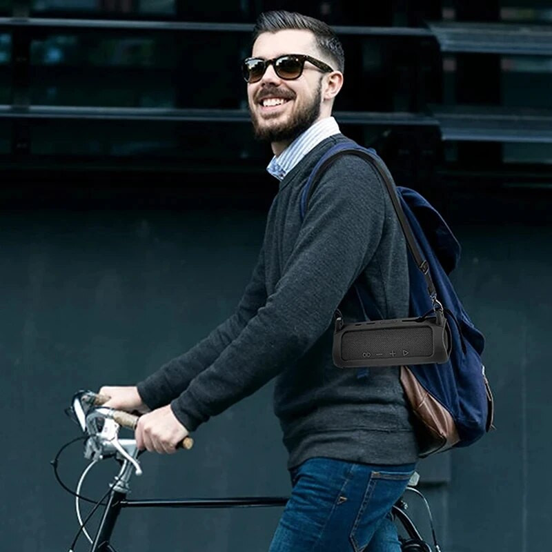 Za JBL Flip 6 bežični Bluetooth zvučnik, kućište, poklopac, torba za pohranu zvuka s remenom za rame, karabinerom, putna torba za pohranu