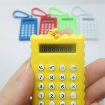 Нов студентски мини електронен калкулатор, бонбонени цветове, офис консумативи, супер малък, преносим, сладък научен калкулатор