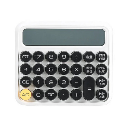 Boutique kirjatarvete väike ruutkalkulaator isikupärastatud suur LCD-ekraan päikeseenergia kontorikalkulaator kooli kahekordne kaasaskantav