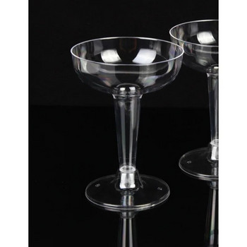 Пластмасови коктейлни чаши за еднократна употреба, чаша за мартини, пиене, флейти за шампанско, чаша купе