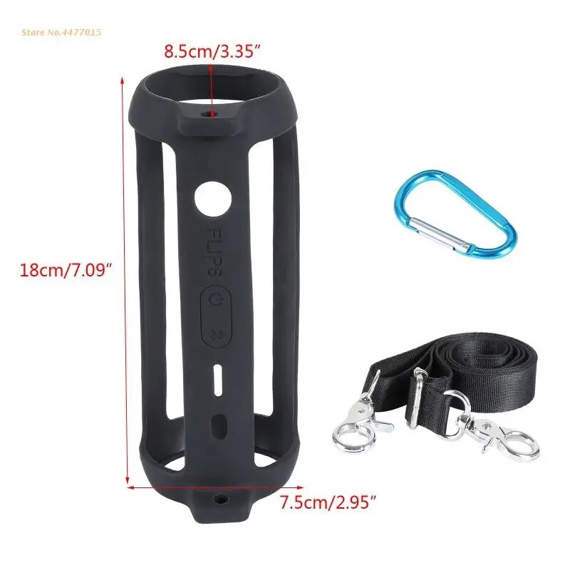 jbl Flip 6 garsiakalbių dėklai, apsaugantys nuo kritimo, odai nekenksmingas dėklas