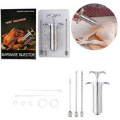 Prieskonių švirkštų rinkinys Mėsa Kalakutiena Vištienos skonio purkštukas Virtuvės padažas Marinatas Injekcija Namų virtuvės priedai